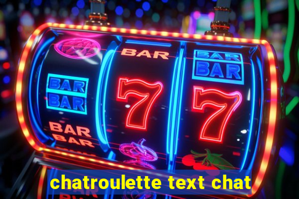 chatroulette text chat